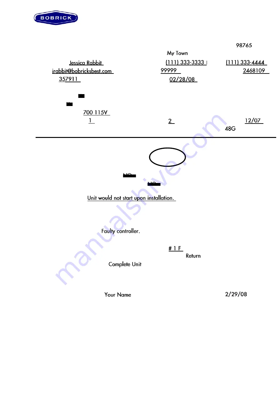 Bobrick AirCraft B-701 Troubleshooting And Information Manual Download Page 4