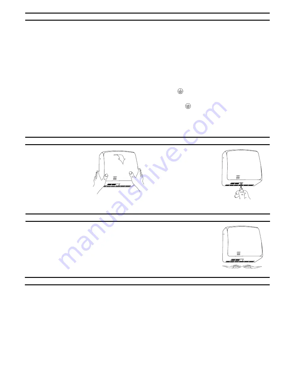 Bobrick CompacDryer B-710 Installation Instructions Manual Download Page 7