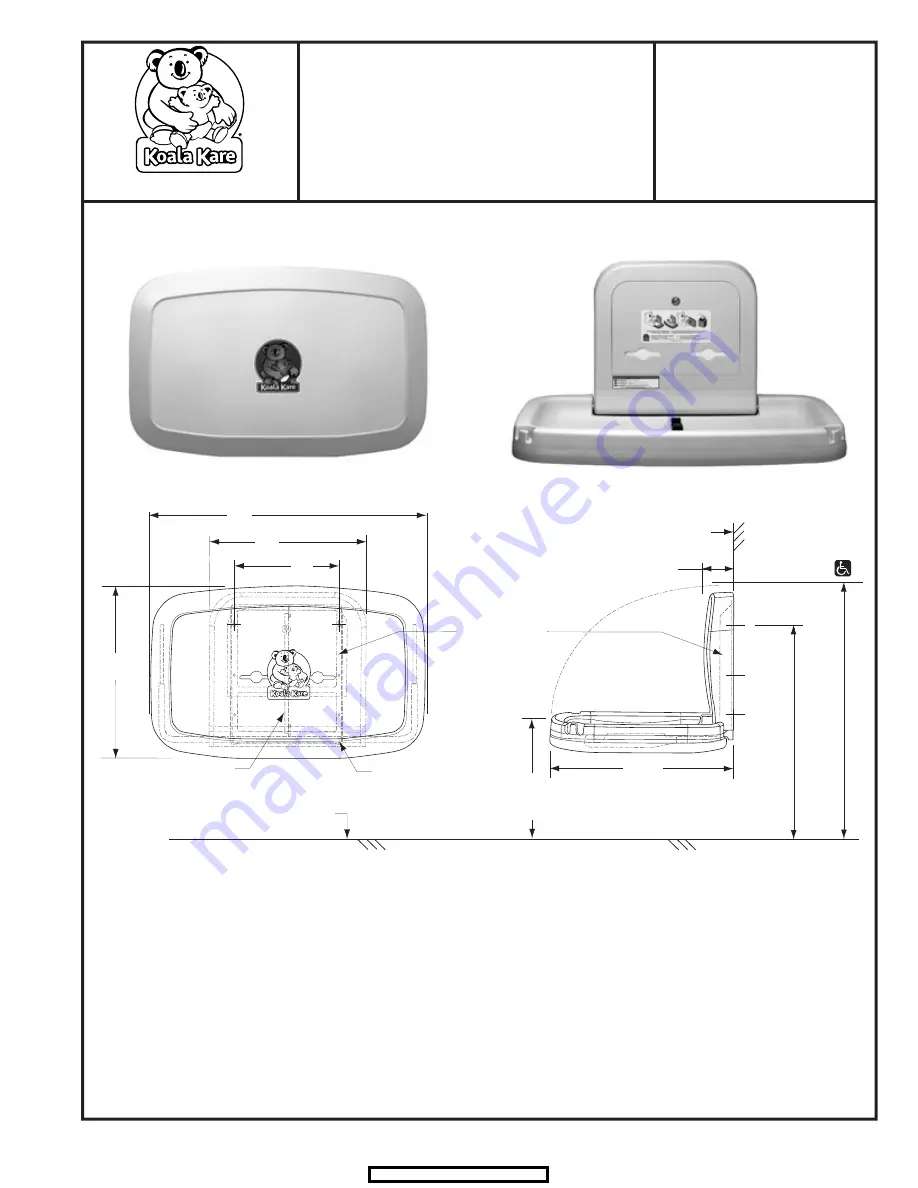 Bobrick Koala Kare KB200-00 Скачать руководство пользователя страница 1