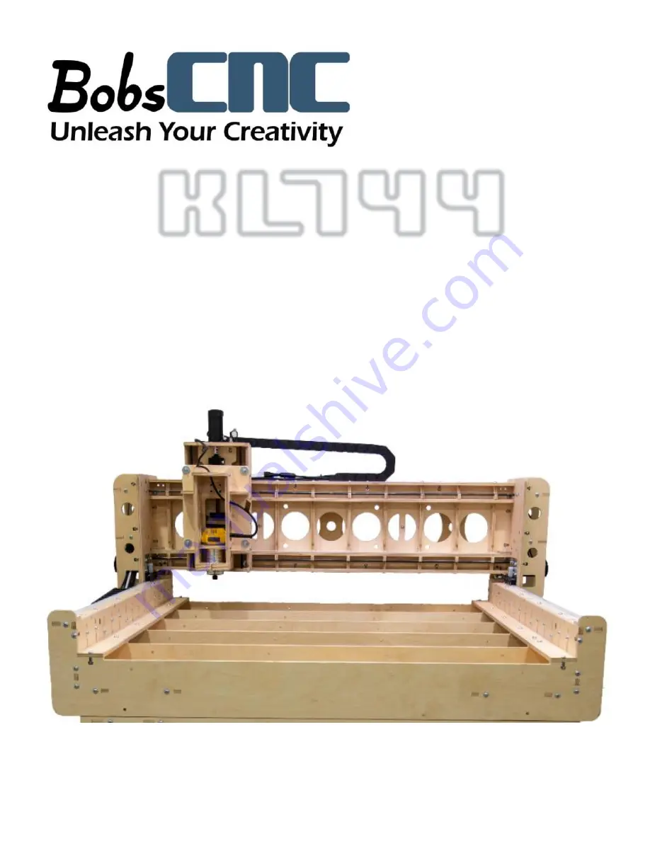 BobsCNC KL744 Manual Download Page 1