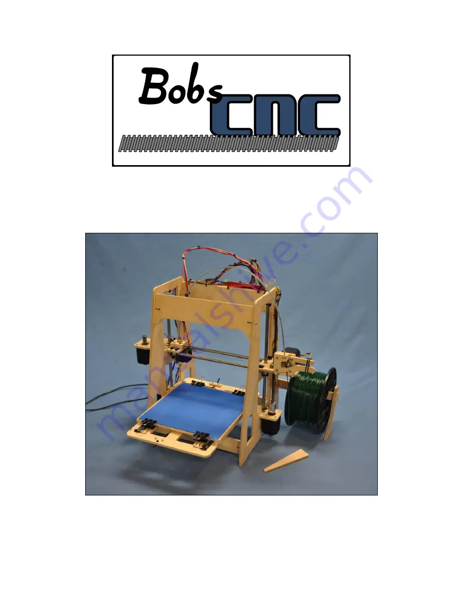 BobsCNC RP9V2 Assembly Instructions Manual Download Page 1