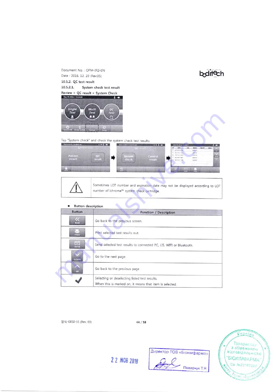 Boditech iCHROMA II Manual Download Page 45