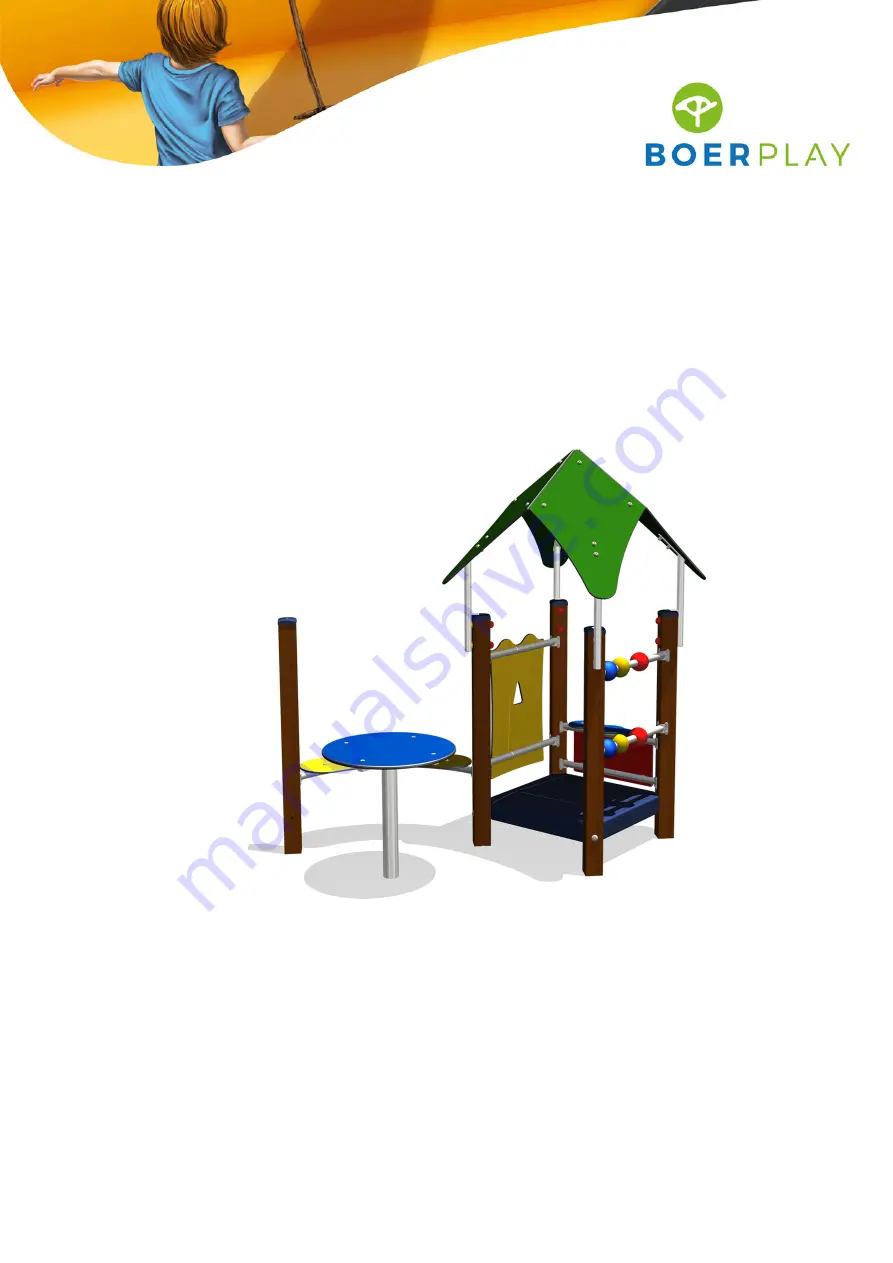 BOERPLAY Playhouse UKPE014.02H Assembly Instructions Manual Download Page 1