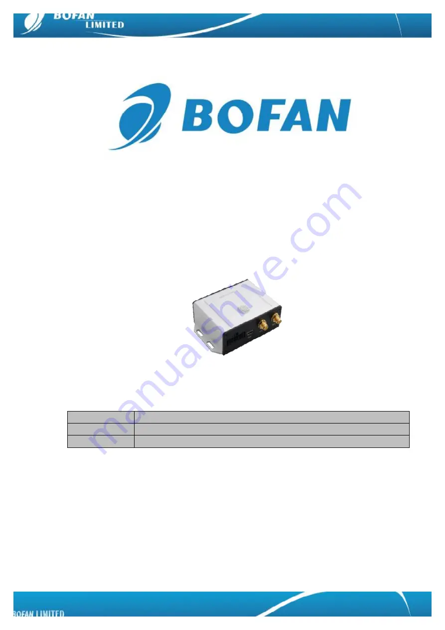 Bofan PT510 Скачать руководство пользователя страница 1