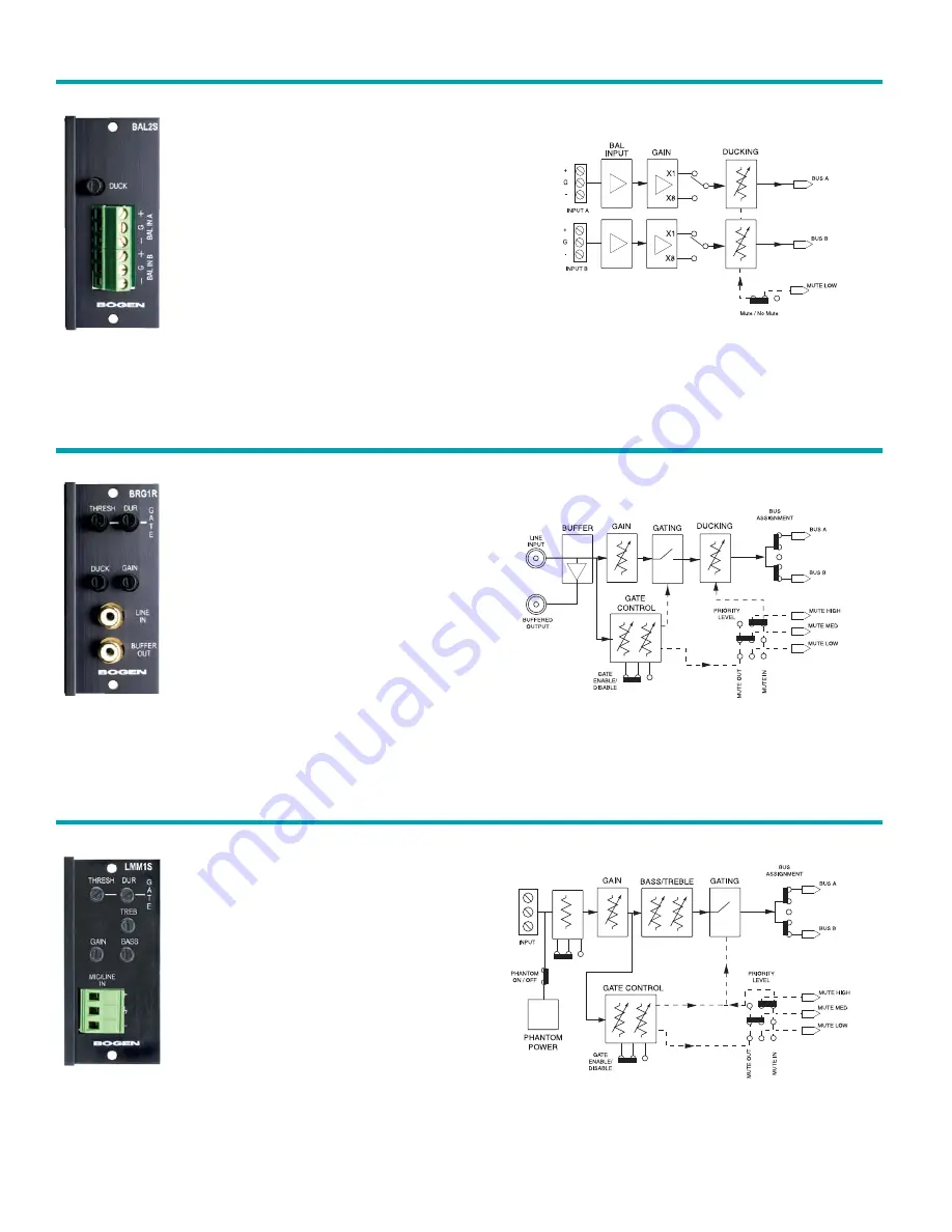 Bogen BAL2S Specifications Download Page 2