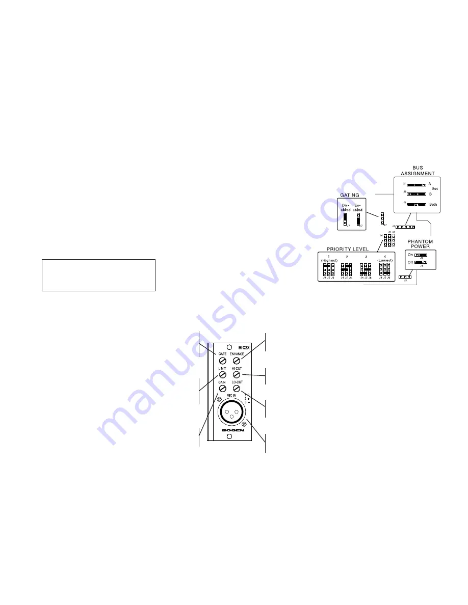 Bogen MIC2X Install Manual Download Page 2