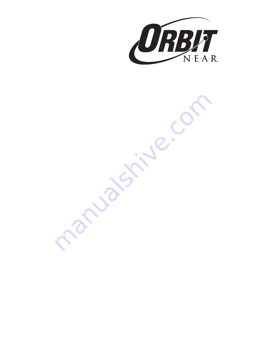 Bogen NEAR Orbit OCS1 Installation And Use Manual Download Page 1