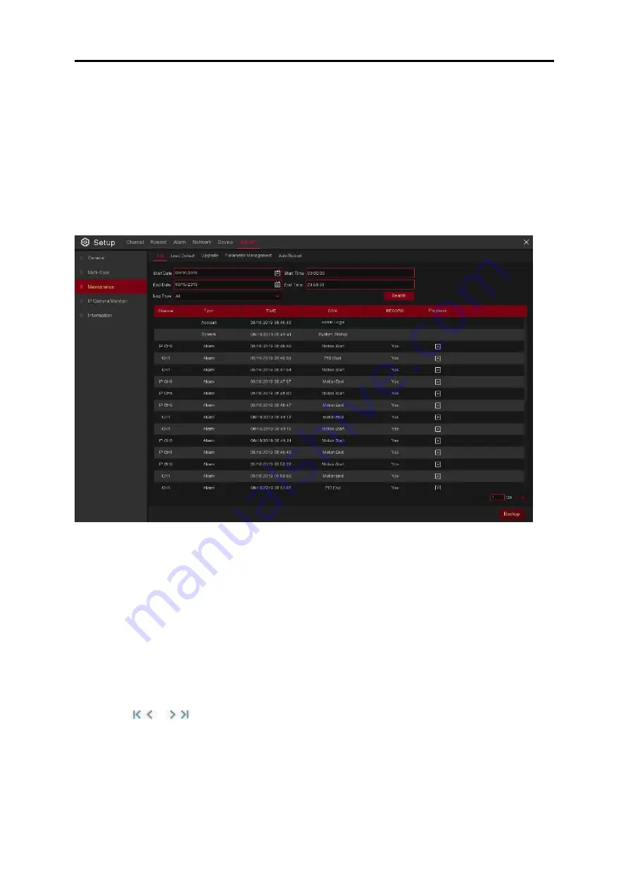 Bolide SVR9500H Series User Manual Download Page 88