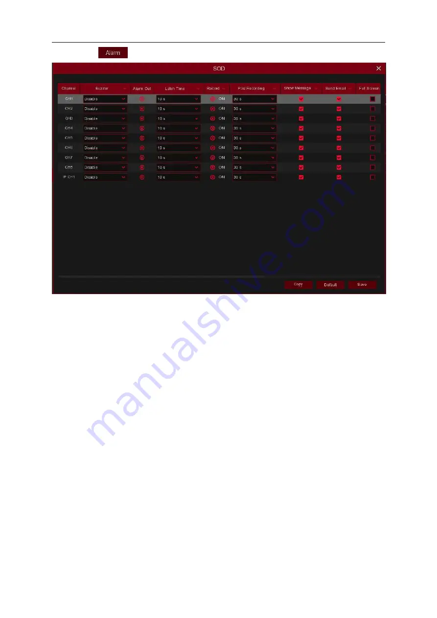 Bolide SVR9500H Series User Manual Download Page 179