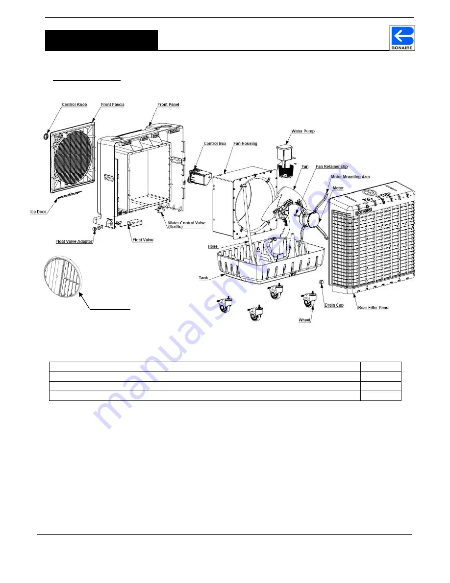 BONAIRE Durango 3500M Owner'S Manual Download Page 6