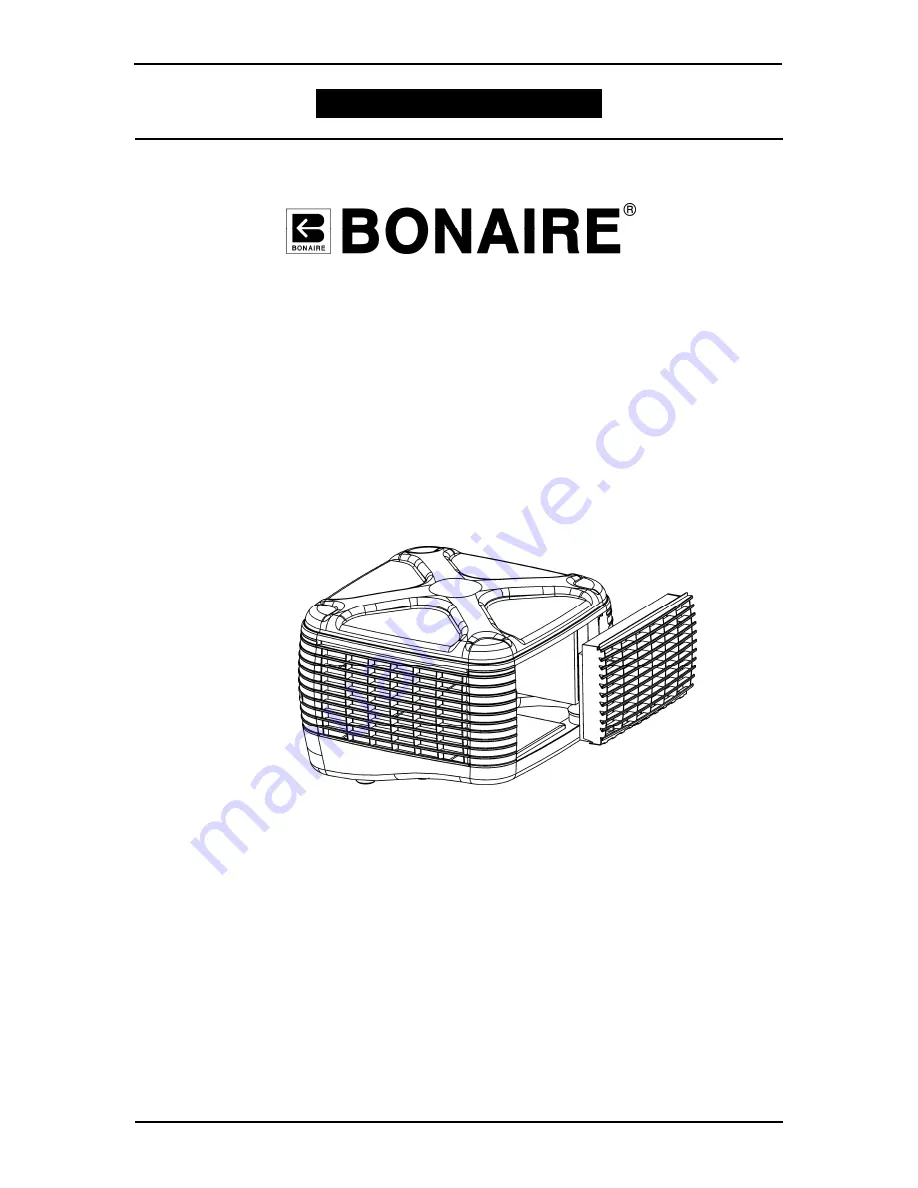 BONAIRE VSL70 Installation Instructions Manual Download Page 1