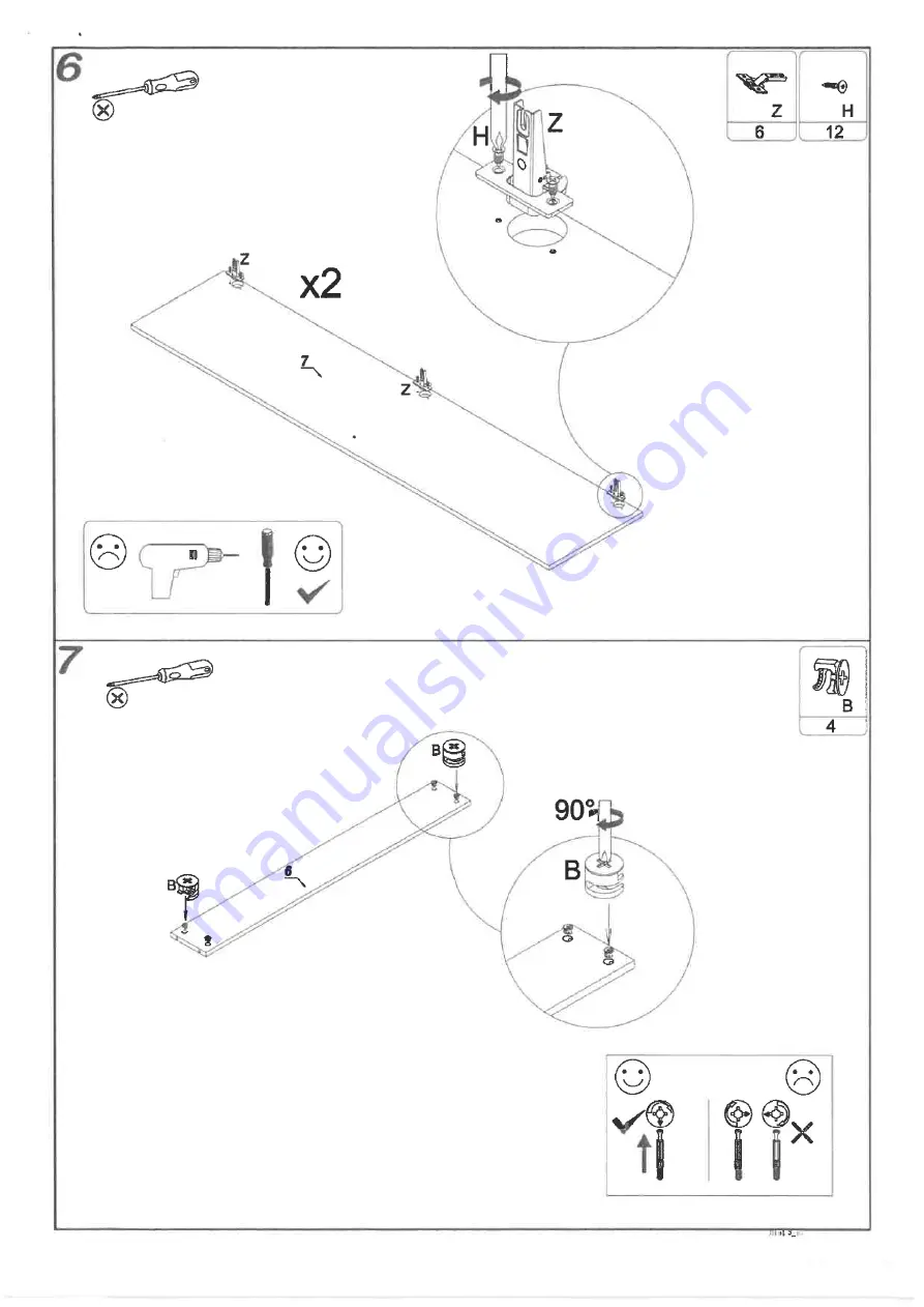 bonaselect JOHN 01 Assembly Instructions Manual Download Page 8