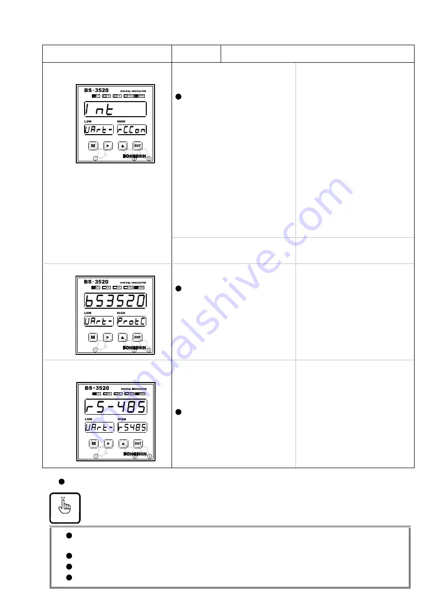 Bongshin BS-3520 Instruction Manual Download Page 30