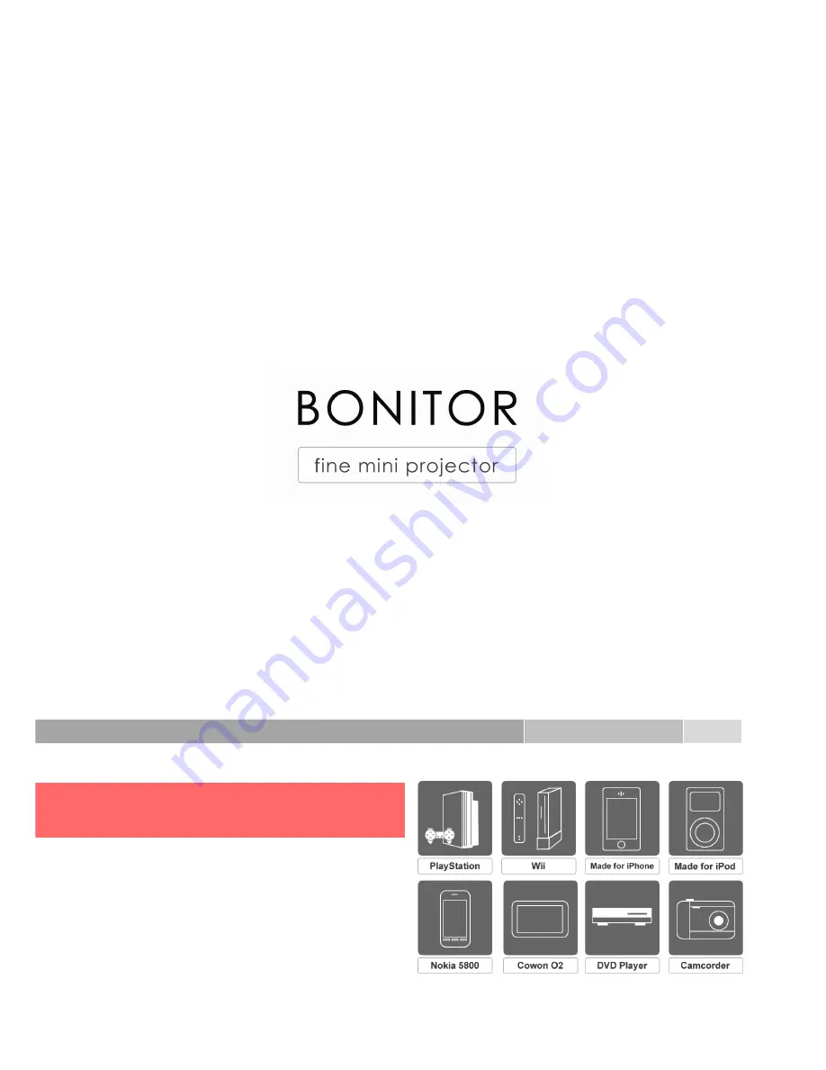 Bonitor MP201 User Manual Download Page 1