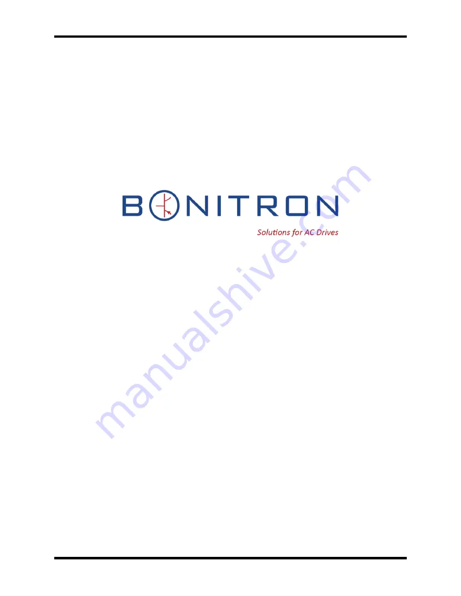 bonitron M3460 Customer Reference Manual Download Page 1