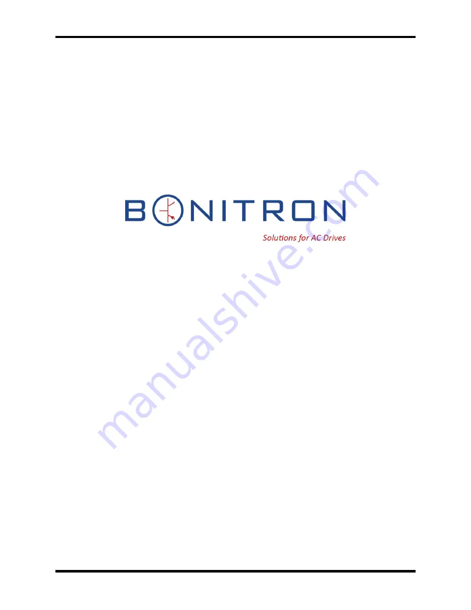 bonitron M3699 Reference Manual Download Page 1