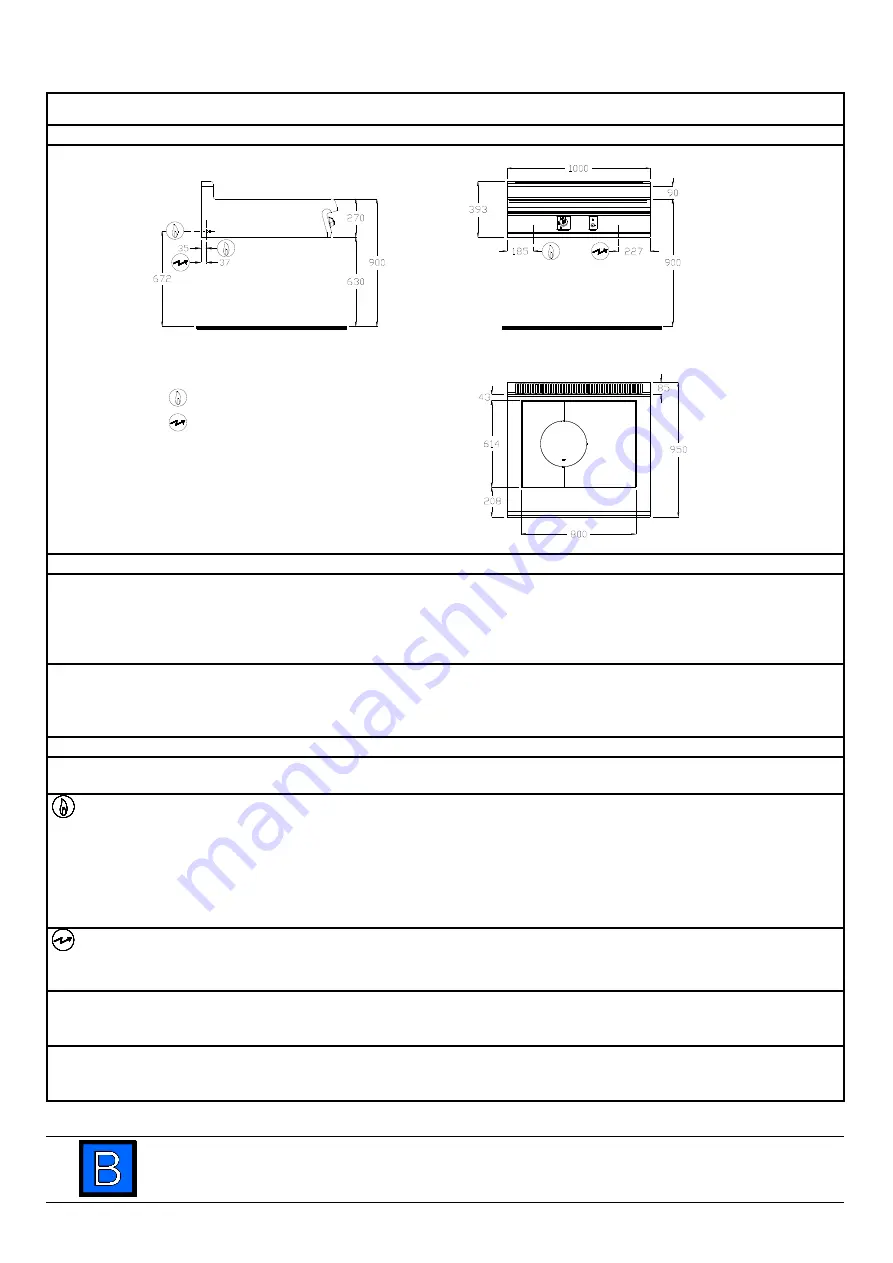 Bonnet B-B9P.BBC1000.G Manufacturer'S Instructions Download Page 4