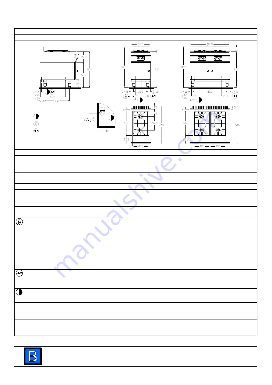 Bonnet B-B9P.BBC1000.G Manufacturer'S Instructions Download Page 10