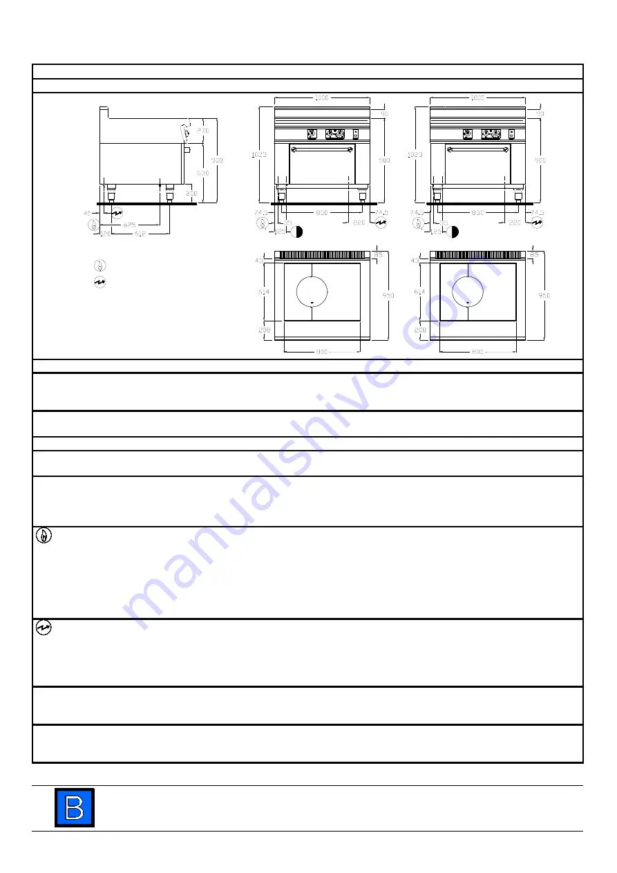 Bonnet B-B9P.BBC1000.G Manufacturer'S Instructions Download Page 13