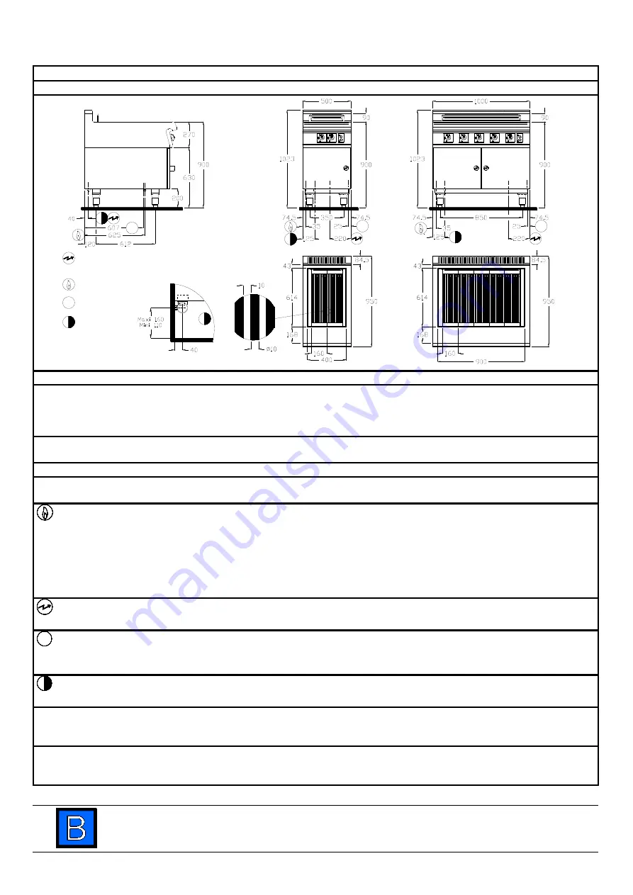 Bonnet B-B9P.BBC1000.G Manufacturer'S Instructions Download Page 21