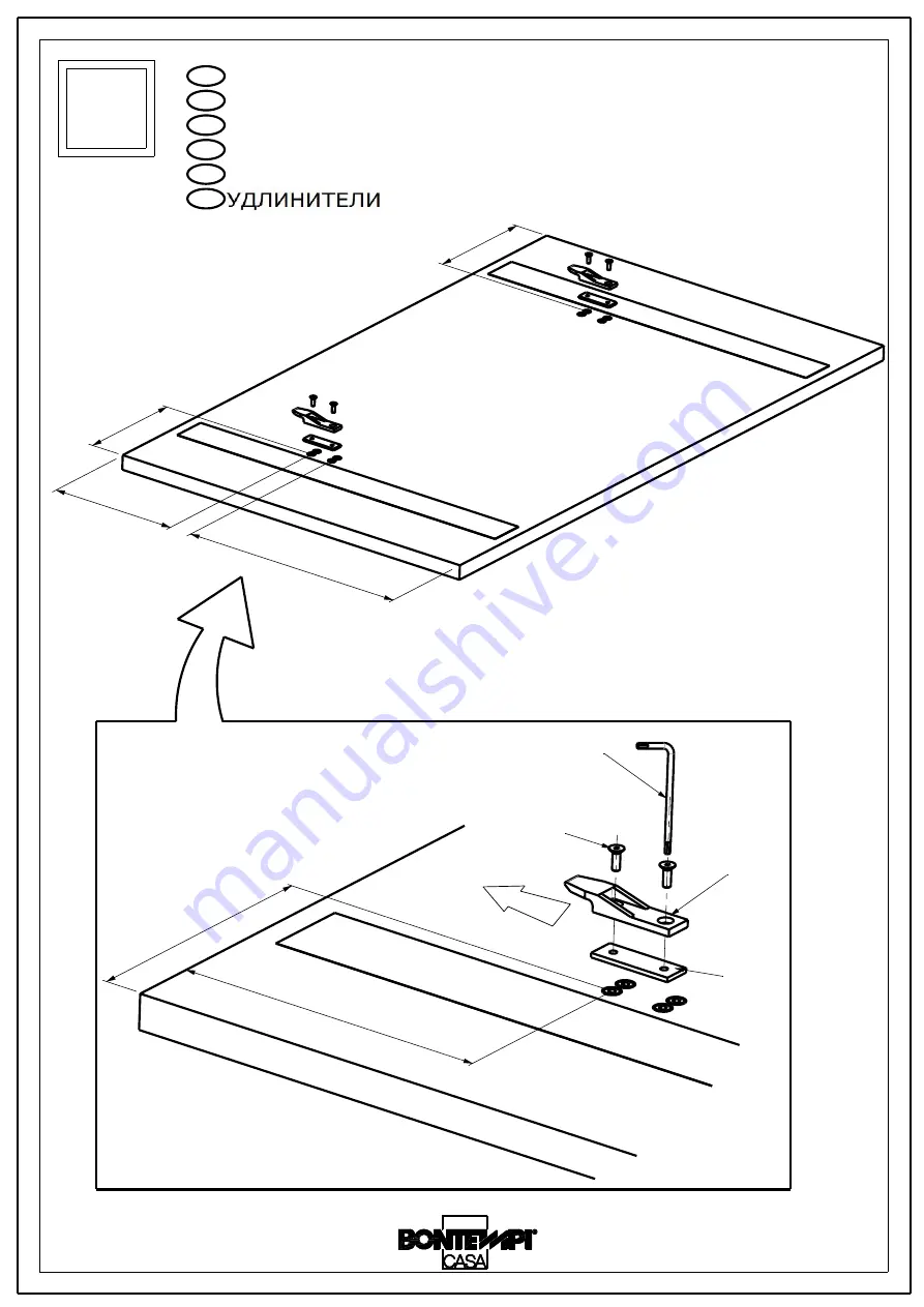 Bontempi Casa CRUZ 01.80 Assembly Instructions Manual Download Page 28