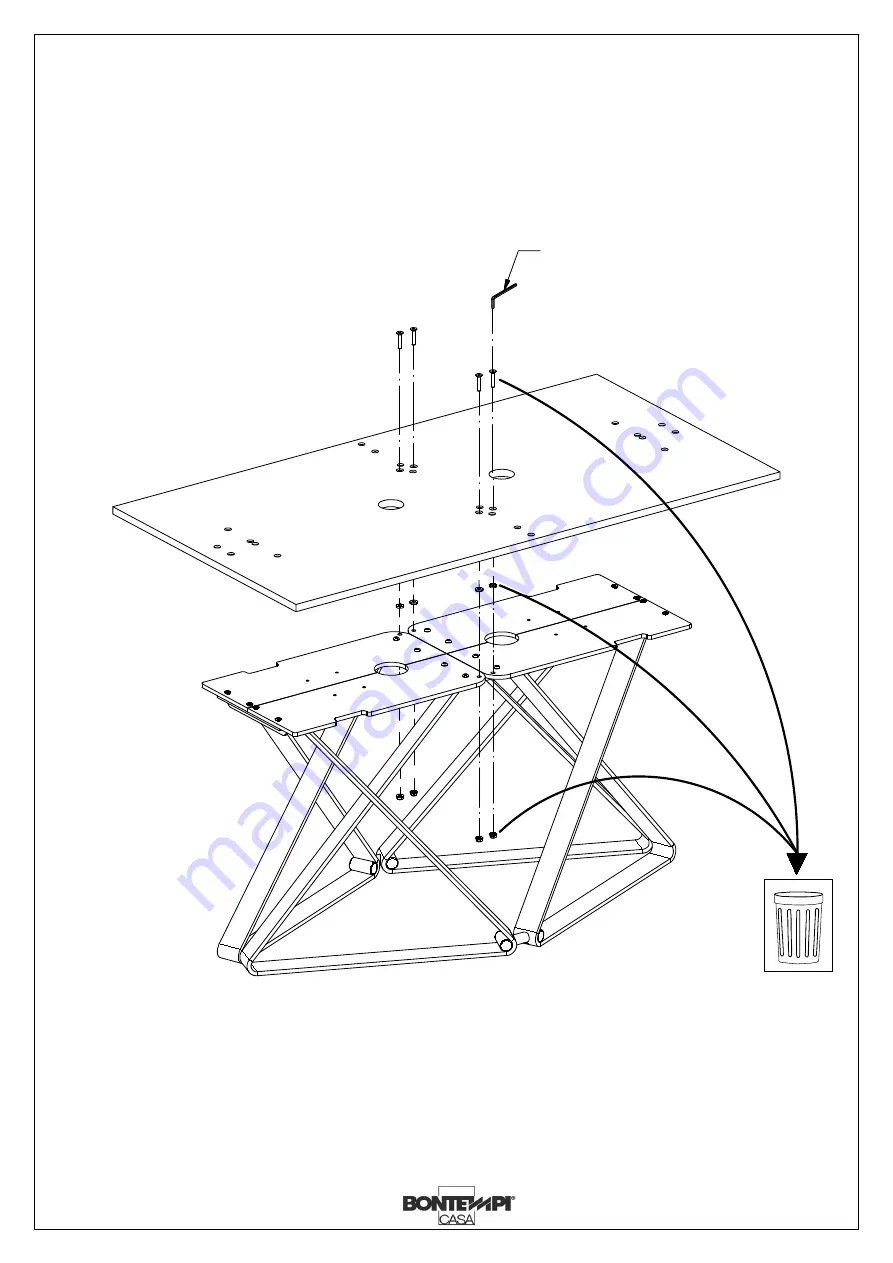 Bontempi Casa DELTA 53.27 Assembly Instructions Manual Download Page 4