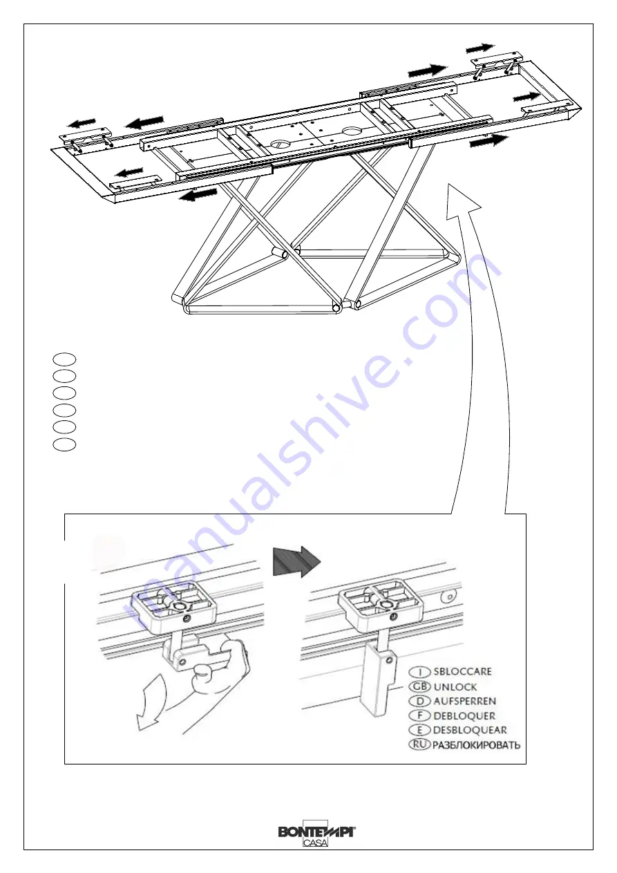 Bontempi Casa DELTA 53.27 Assembly Instructions Manual Download Page 6