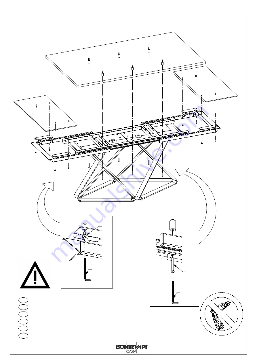 Bontempi Casa DELTA 53.27 Assembly Instructions Manual Download Page 14