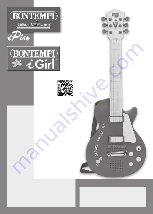 Bontempi iGirl 24 5831 Owner'S Manual Download Page 1