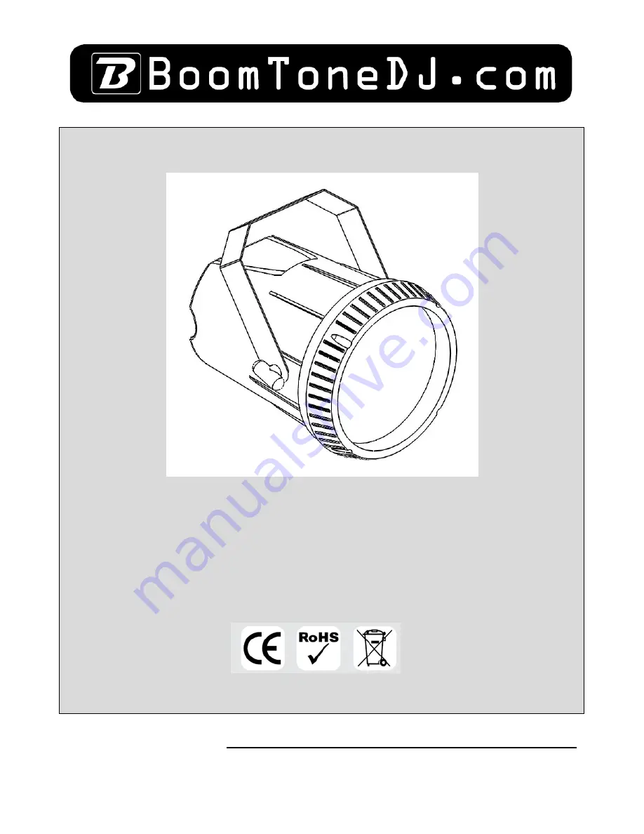 BoomToneDJ Maxi-Strob User Manual Download Page 1