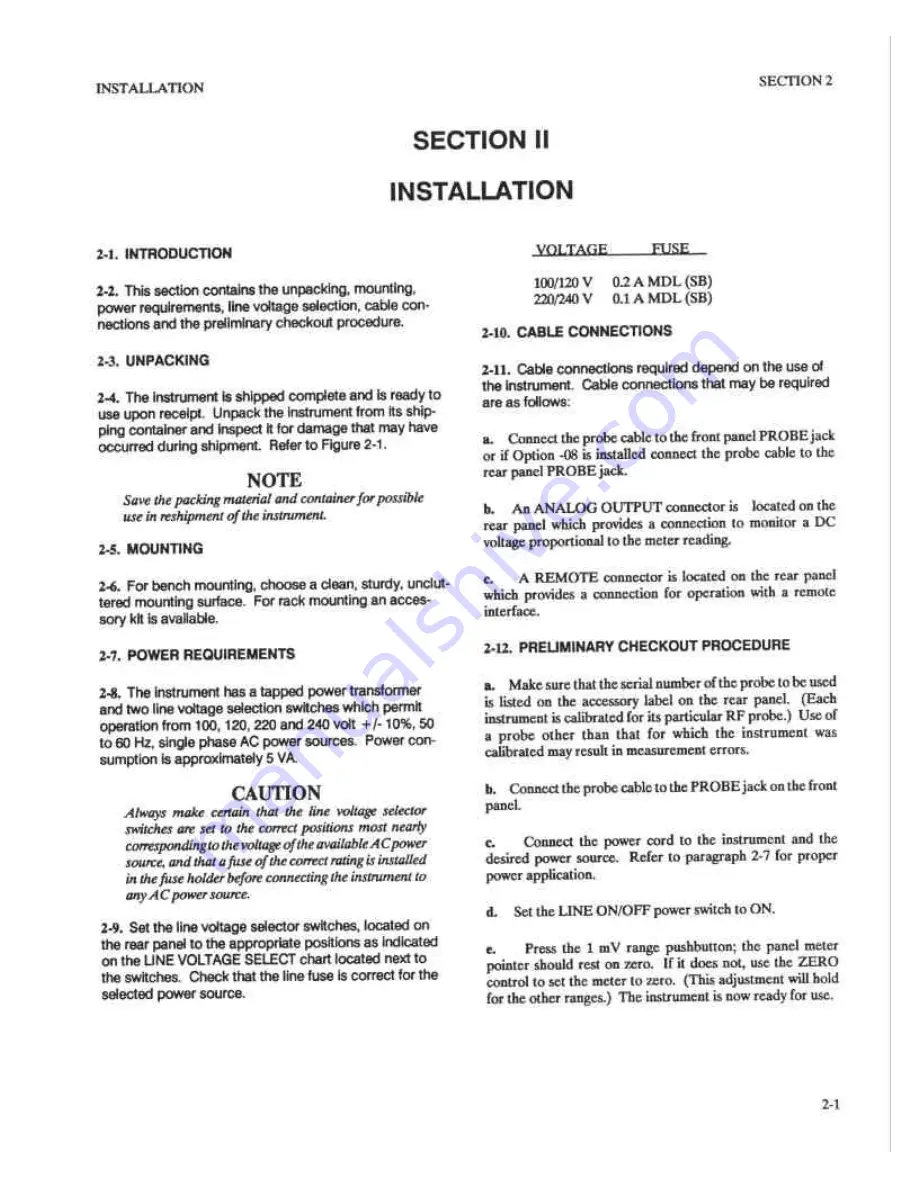 Boonton 92EA Instruction Manual Download Page 12