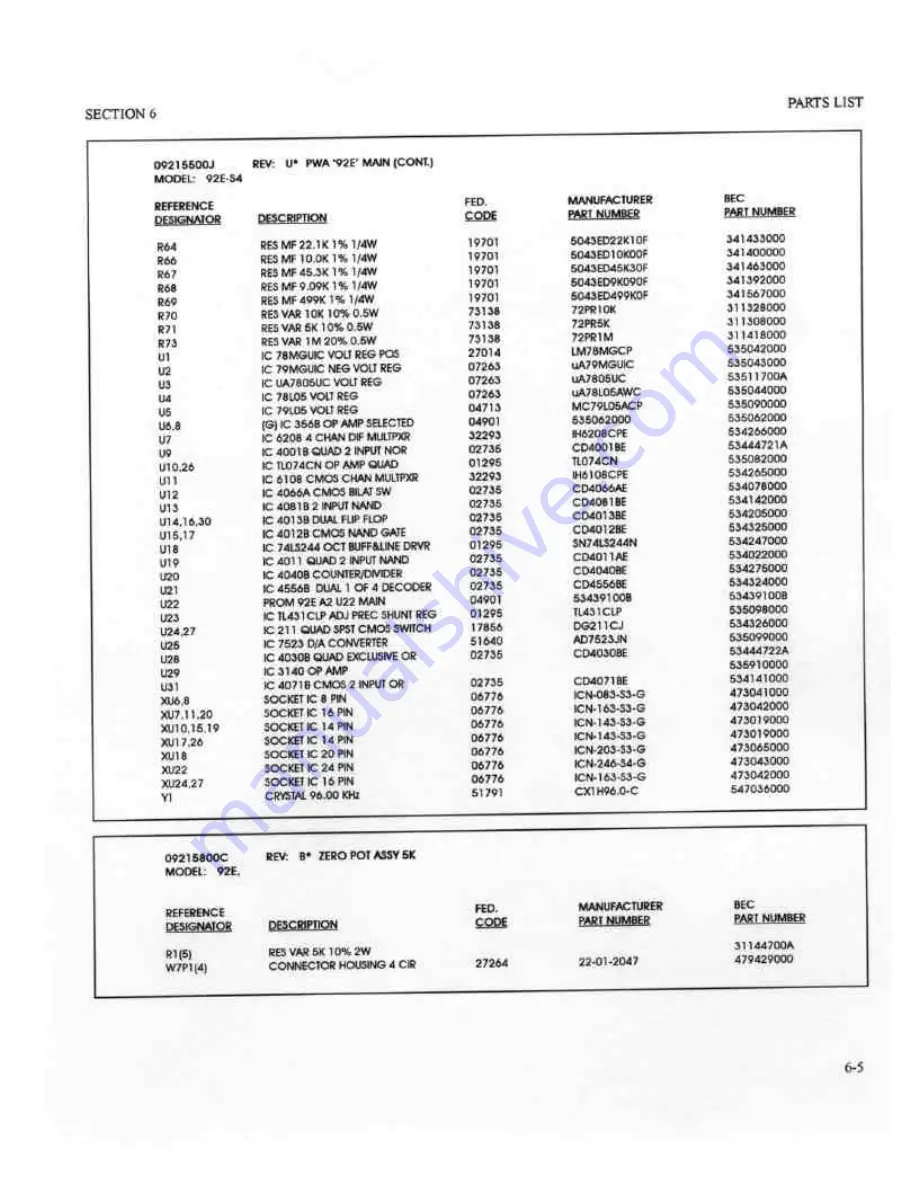 Boonton 92EA Instruction Manual Download Page 43