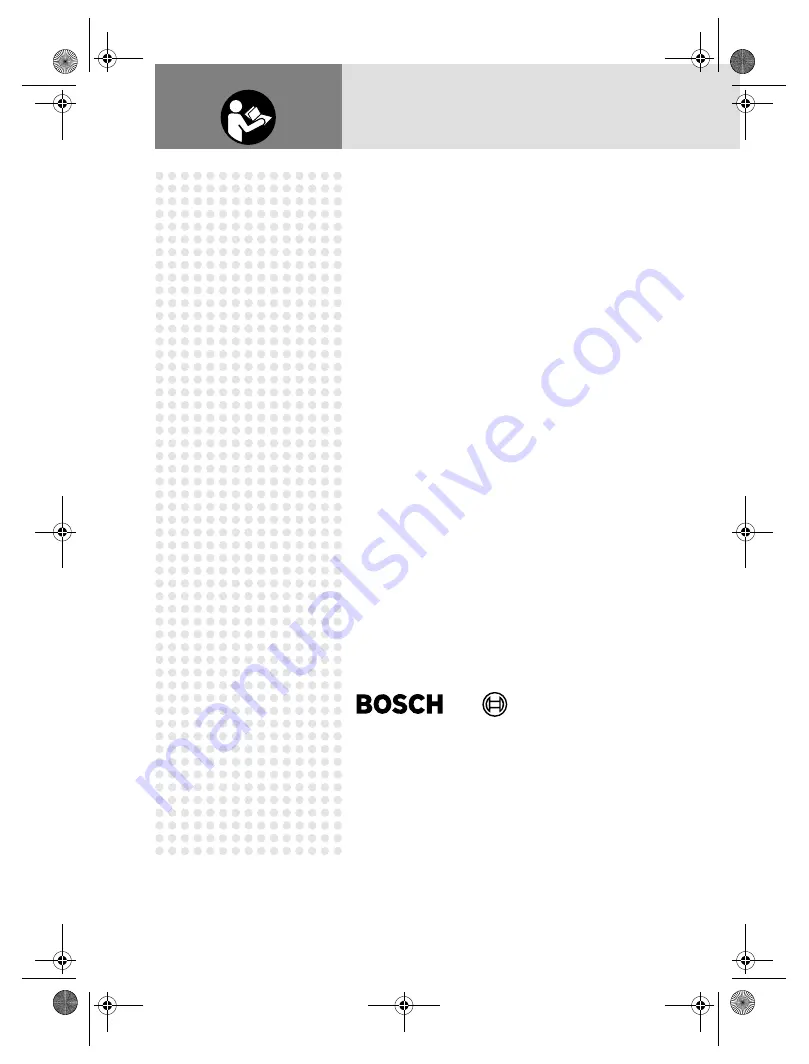 Bosch 0 607 452 603 Manual Download Page 126