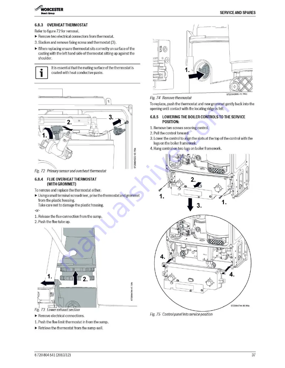 Bosch 12Ri Installation, Commissioning And Servicing Instructions Download Page 37