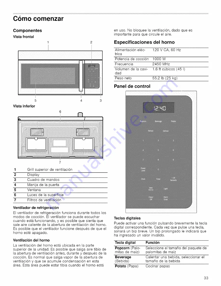 Bosch 300 SERIESHMV3052U Скачать руководство пользователя страница 33