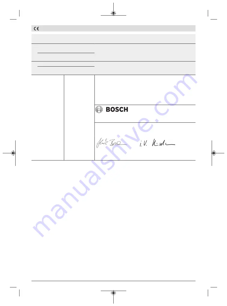 Bosch 4053423225051 Original Instructions Manual Download Page 205