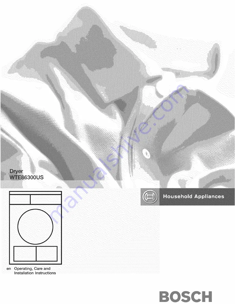 Bosch 9000240475 Operating & Installation Instruction Download Page 1