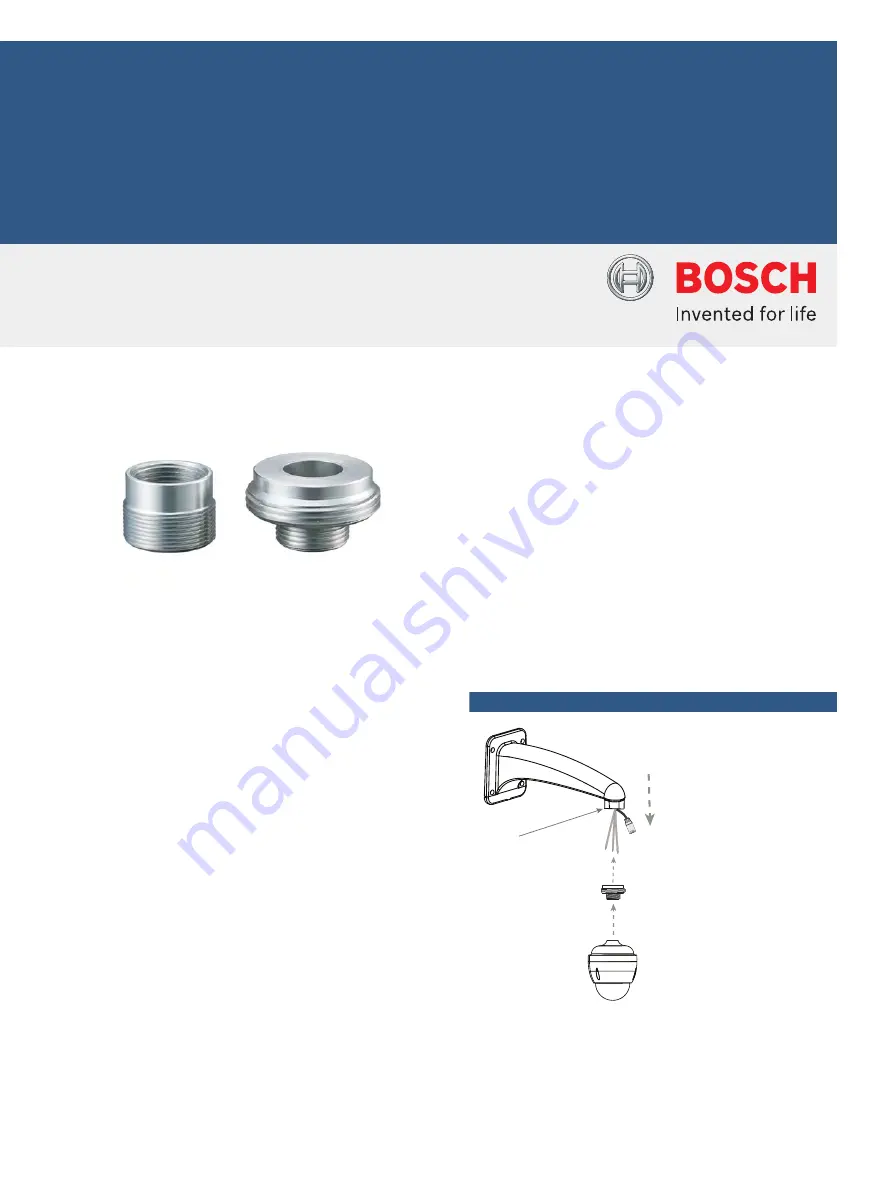 Bosch ADT-NONH-G3QM33 Quick Start Manual Download Page 1