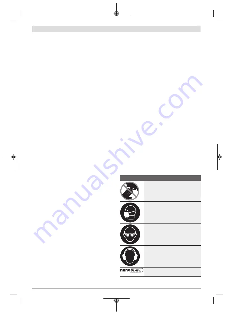 Bosch AdvancedTableCut 52 Original Instructions Manual Download Page 282