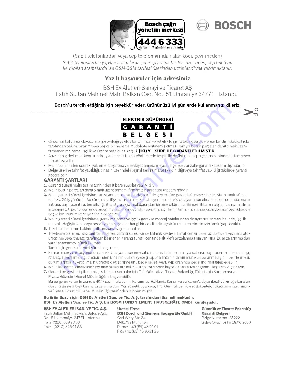 Bosch Athlet Instruction Manual Download Page 97