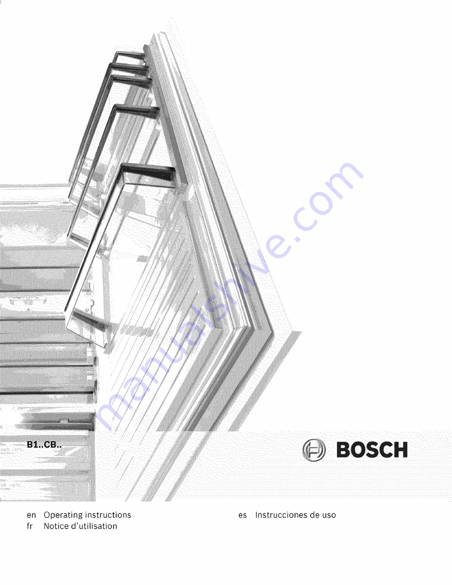 Bosch B1.. CB SERIES Скачать руководство пользователя страница 1