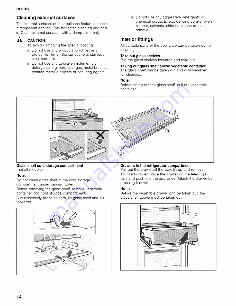 Bosch B1.. CB SERIES Operating Instructions Manual Download Page 14