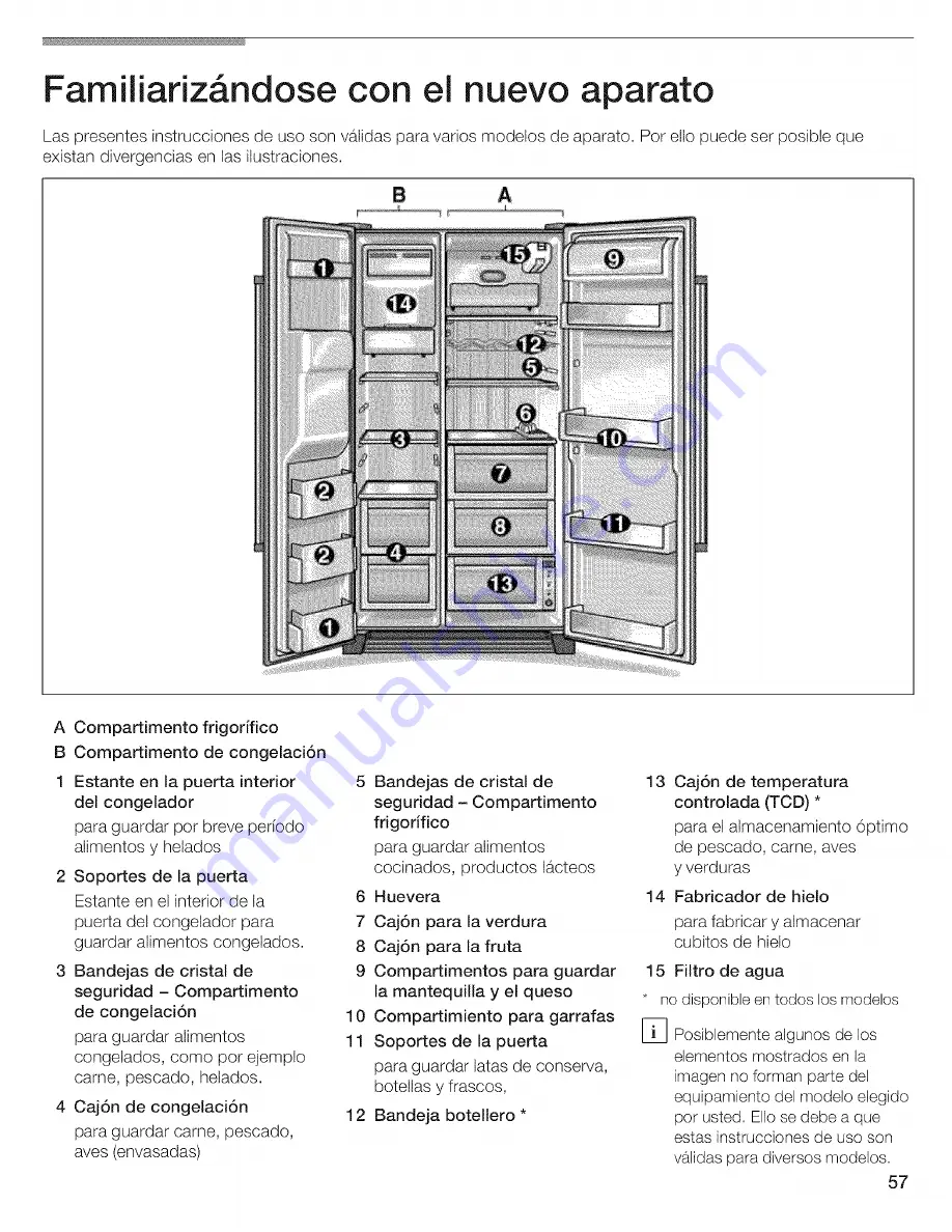 Bosch B20CS5 Series Operating, Care And Installation Instructions Manual Download Page 57