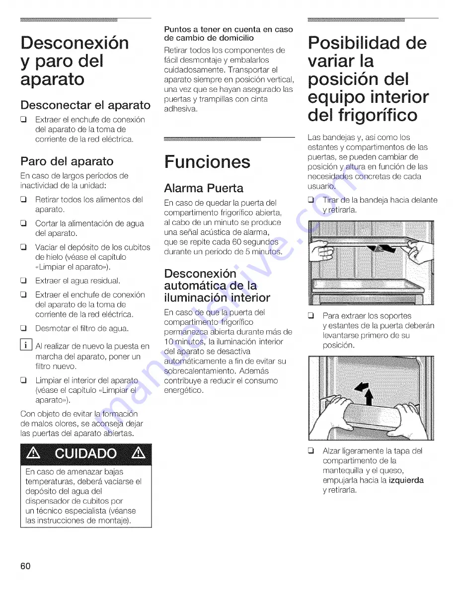 Bosch B20CS5 Series Operating, Care And Installation Instructions Manual Download Page 60