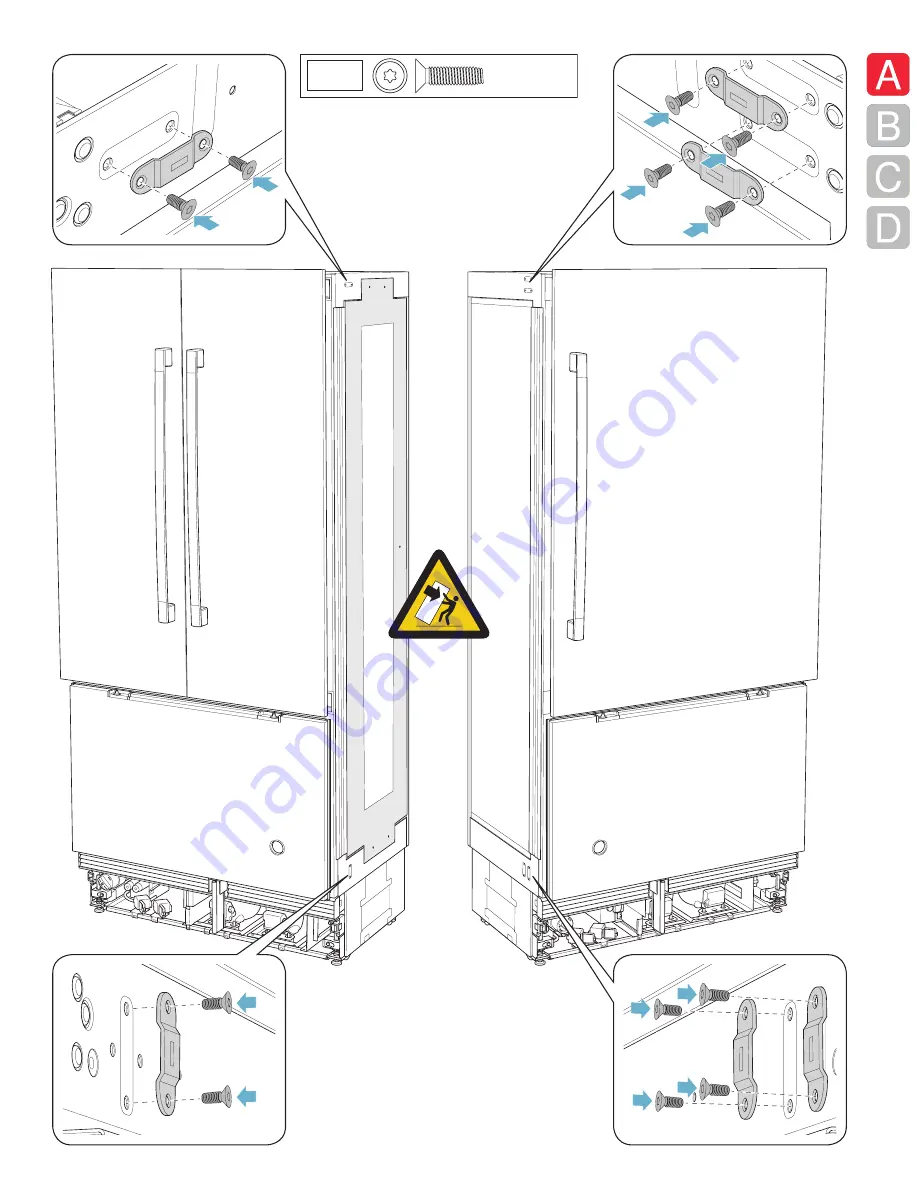 Bosch B30BB930SS Installation Instructions Manual Download Page 57