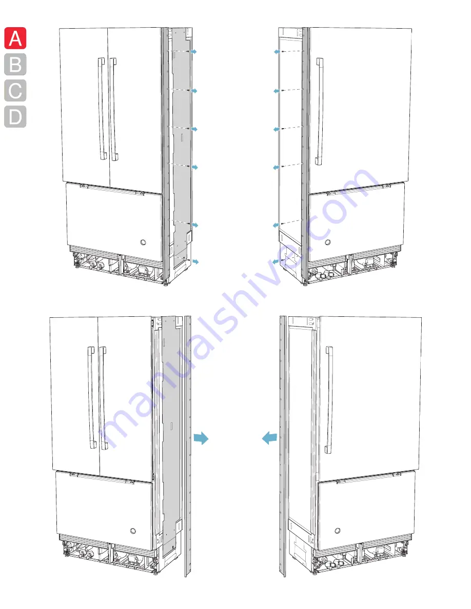 Bosch B30BB930SS Installation Instructions Manual Download Page 62