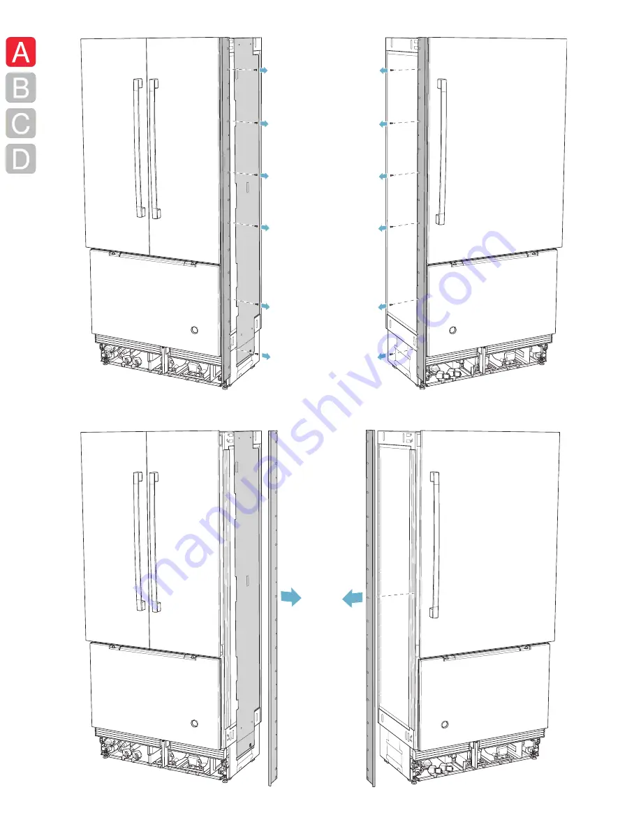 Bosch B30BB935SS Installation Instructions Manual Download Page 57