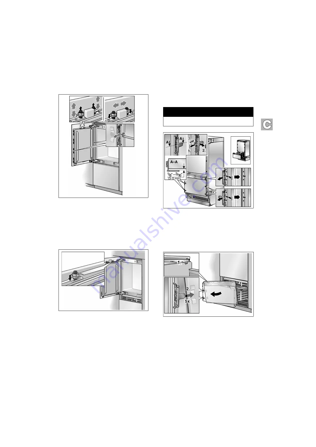 Bosch B36IB Series Installation Instructions Manual Download Page 33