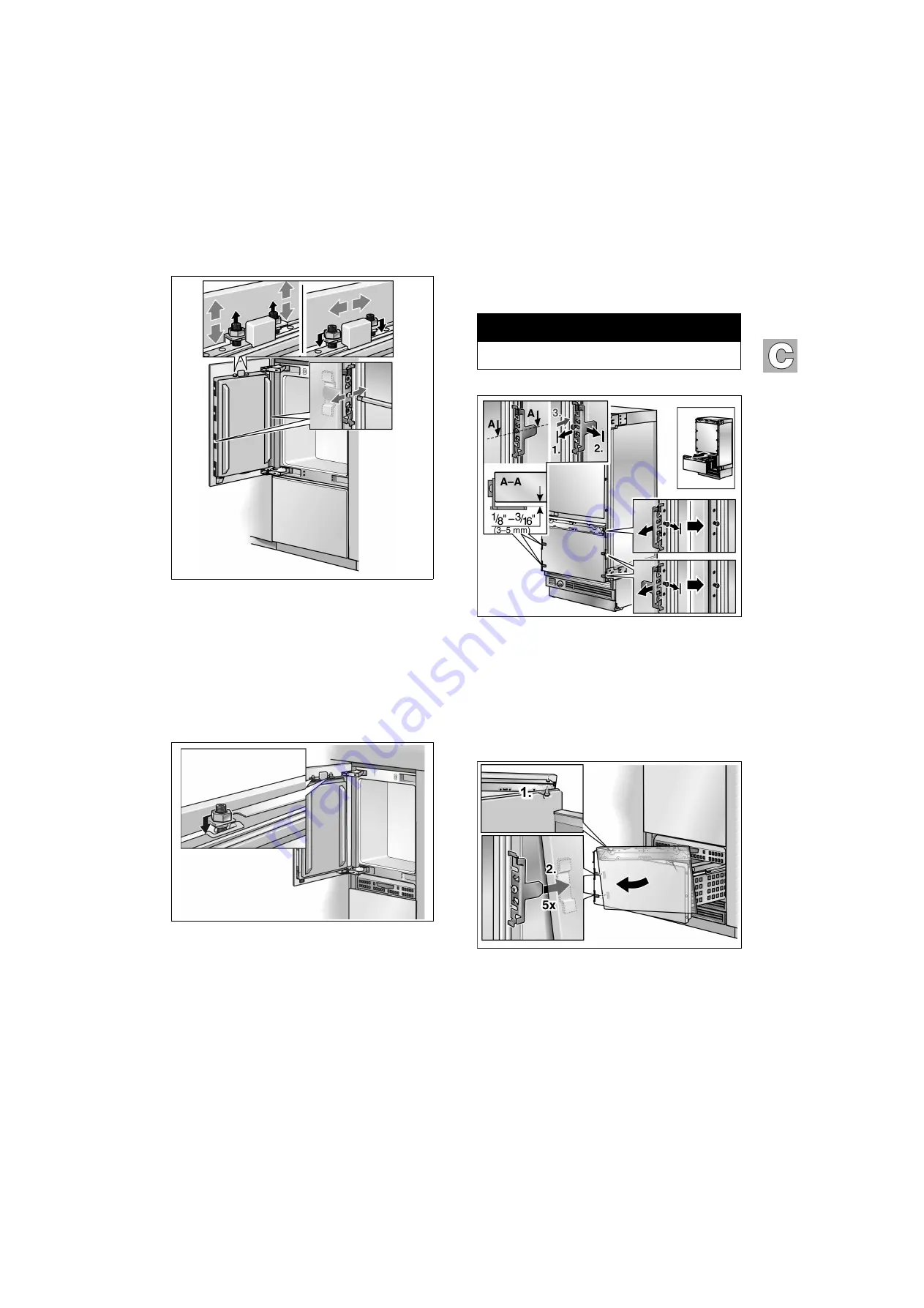 Bosch B36IB Series Installation Instructions Manual Download Page 101