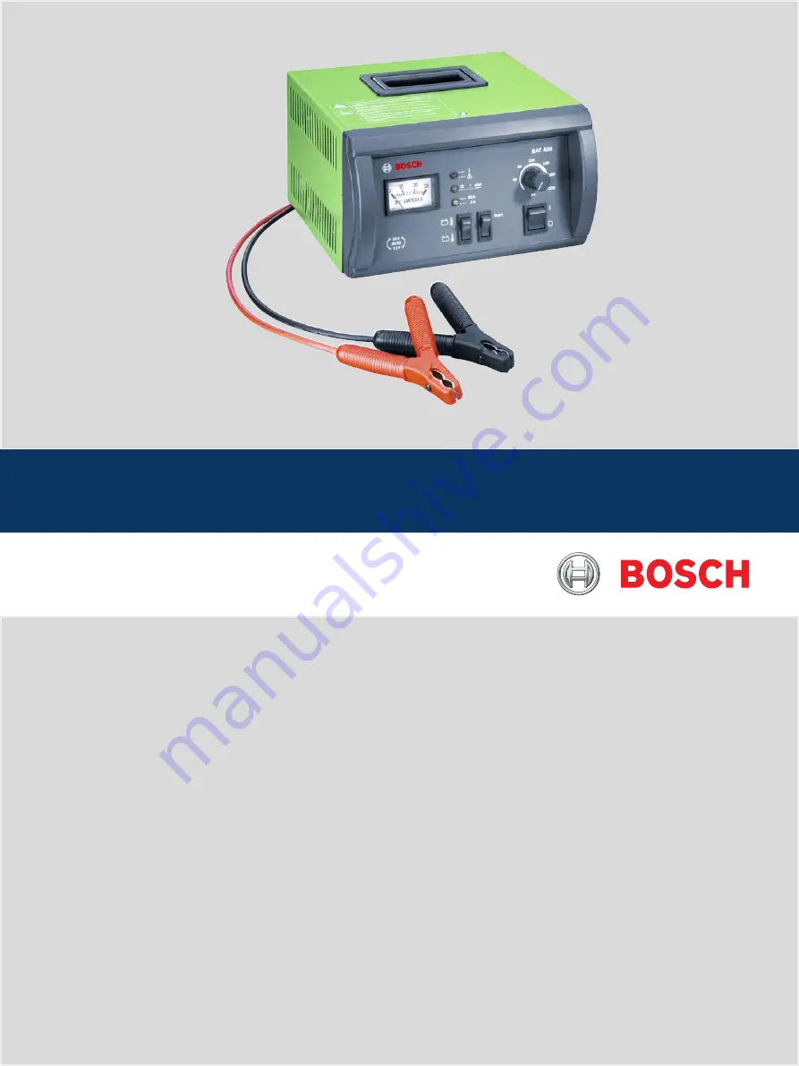 Bosch BAT 430 Скачать руководство пользователя страница 1